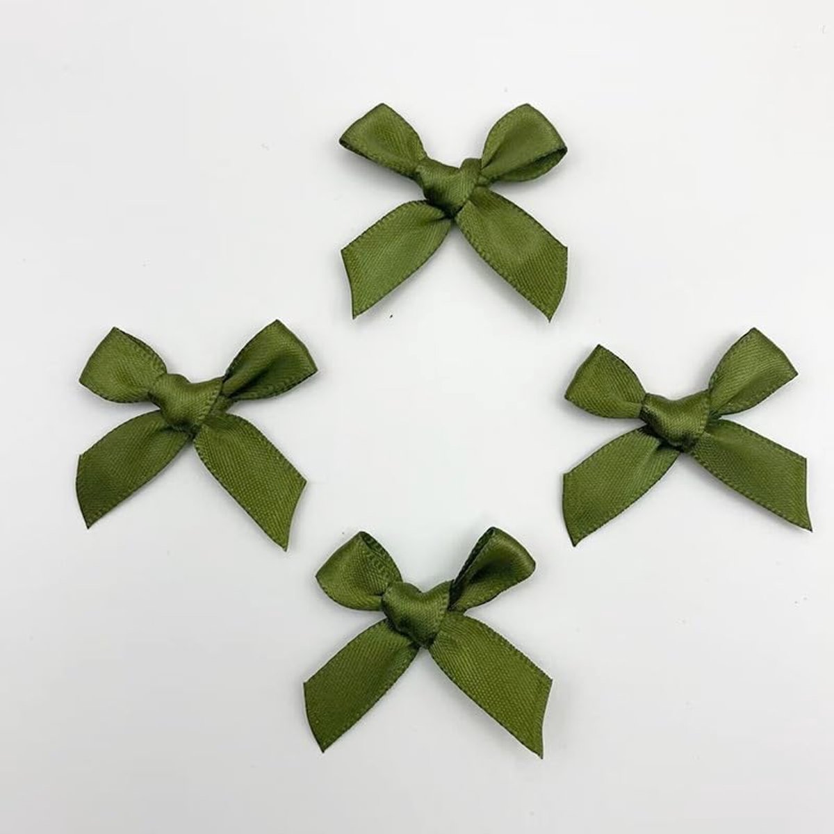 Strikken, 3,5 cm x 3,2 cm, mini satijnen strikken, kleine satijnen linten, strikken van polyester, voor bruiloft, decoratie, kaarten, doe-het-zelf, knutselen, knutselen