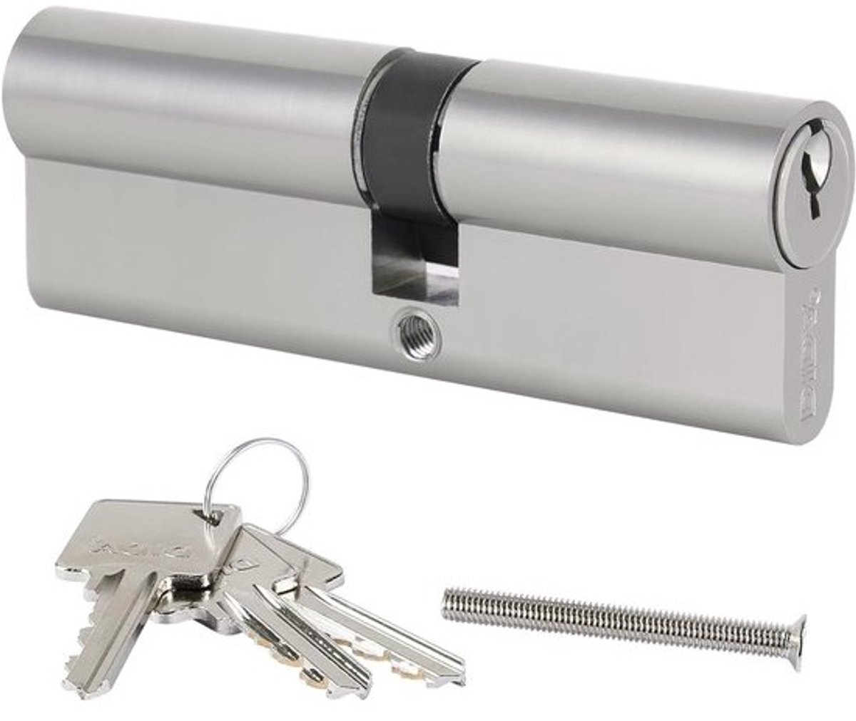 Deurslot Cilinder - Euro Profiel - Hoge Beveiliging - Anti-Pick Boor Bump - 90 mm - Nikkel