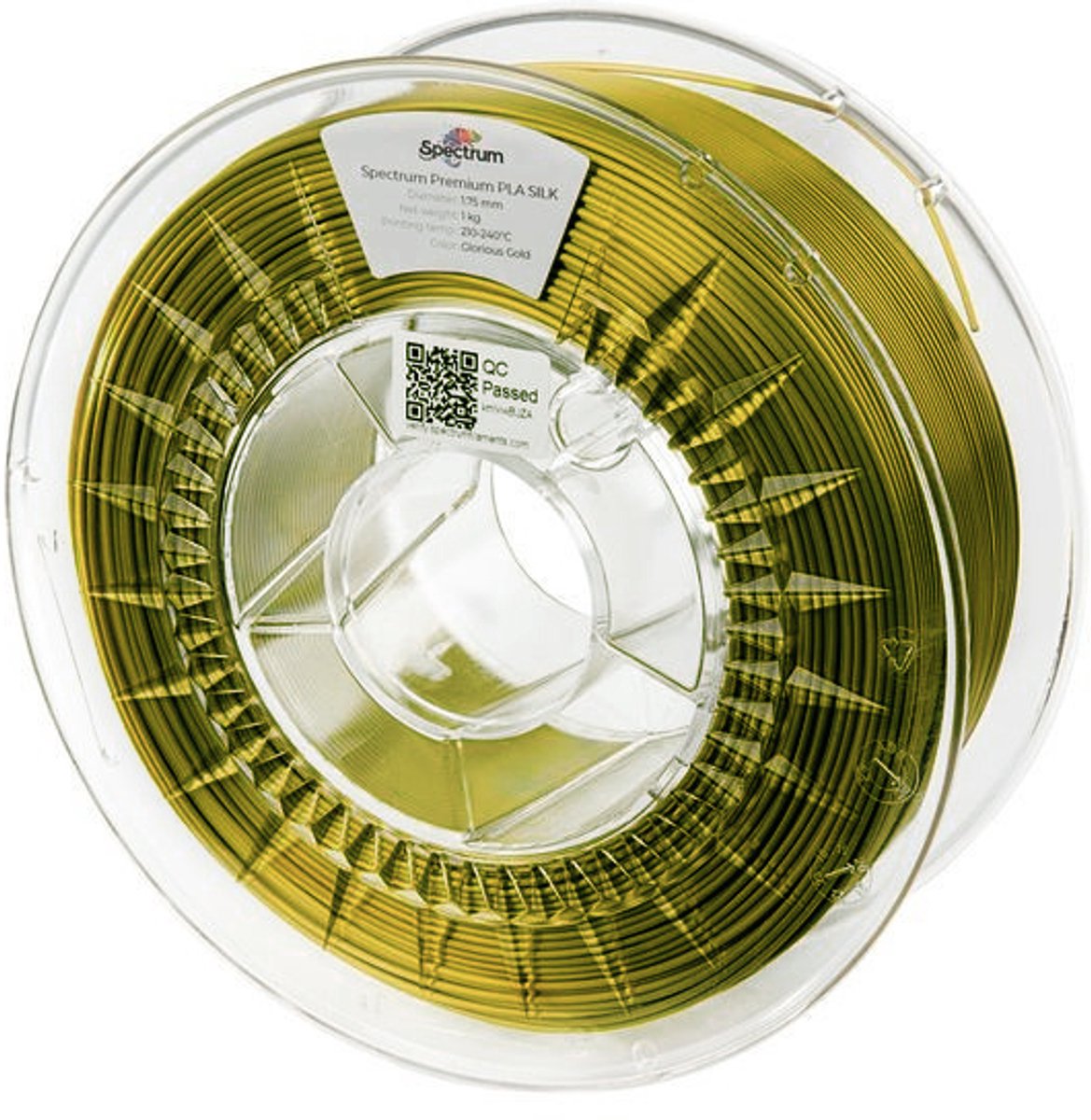 Spectrum Filaments 80439 PLA SILK Filament PLA zijdeglans Zijdeglans 1.75 mm 1000 g Glorious Gold, Goud 1 stuk(s)