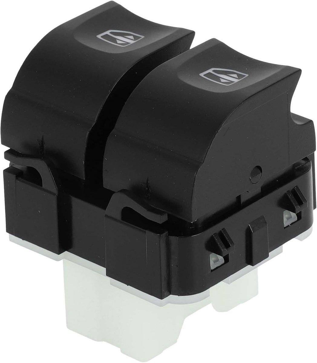 Dailygoods - Raamschakelaar voor Renault Kangoo 2008-2013 Zwart