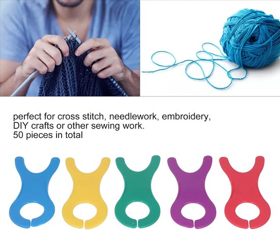 Spoelen Spoel Levendige Kleur Premium Plastic 50Pcs Juiste Grootte Wijd Gebruikt voor het Naaien — afbeelding 4