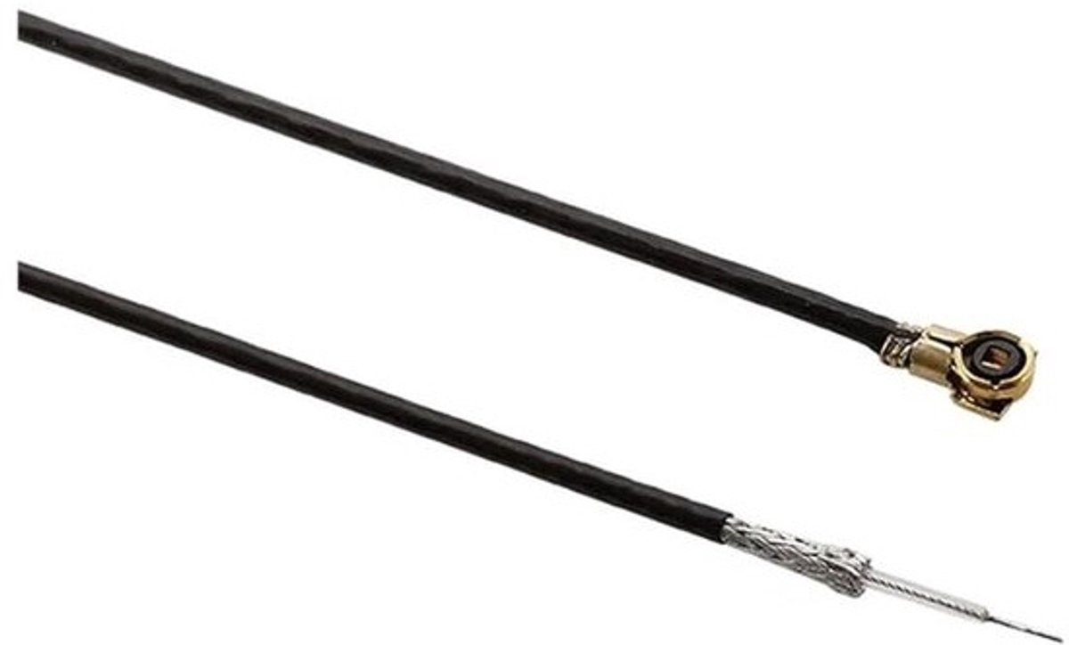 Antenne Kabel Connector - Coax Kabel - Netwerk Uitbreiding - MHF4 Naar MHF4 - 7 cm - Zwart