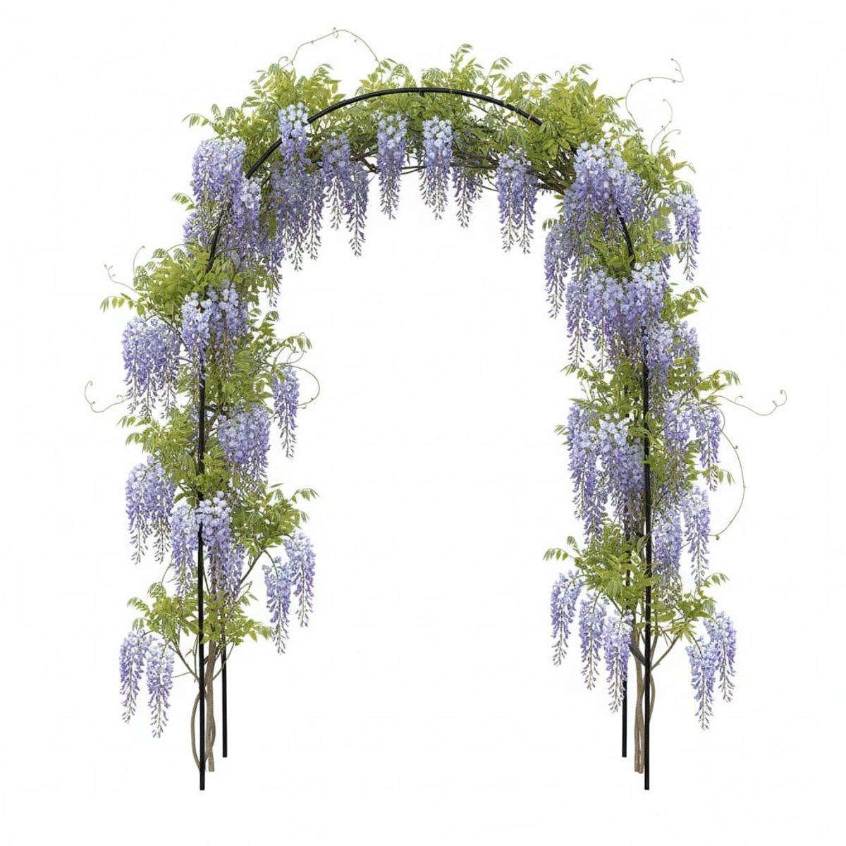 Klarven® Tuinboog voor Klimplanten - Decoratieve Tuinboog - Rozenboog - Trouwboog - Garden Arch - Prieel voor Tuin, Terras en Bruiloft