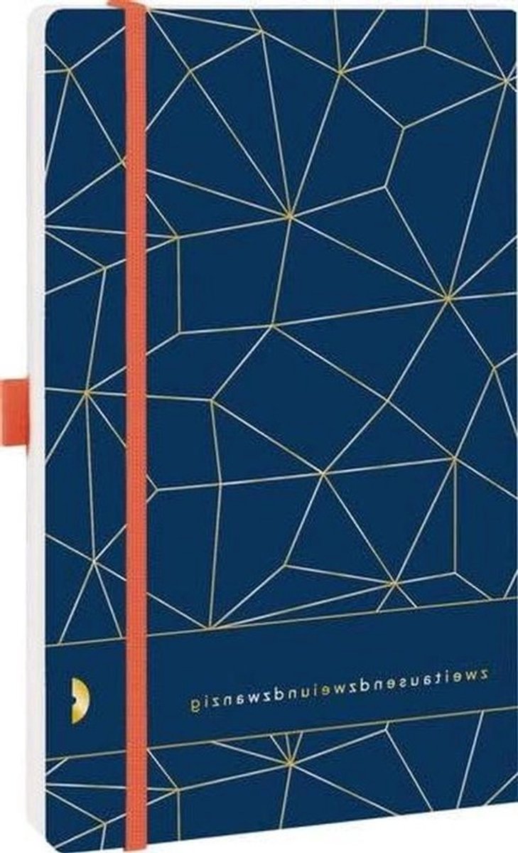 Agenda 2022 - Weekplanner Organizer - Tijd Management - Softcover met reliëf - A5 formaat - Diep Oceaanblauw