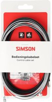 Simson Remkabelset universeel zwart