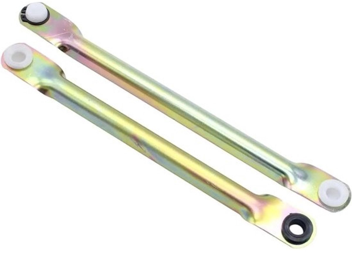 Ruitenwisserstang Kit - Duwstang Set - Auto Onderhoud - Metaal Slijtvast - 2 stuks - Zwart