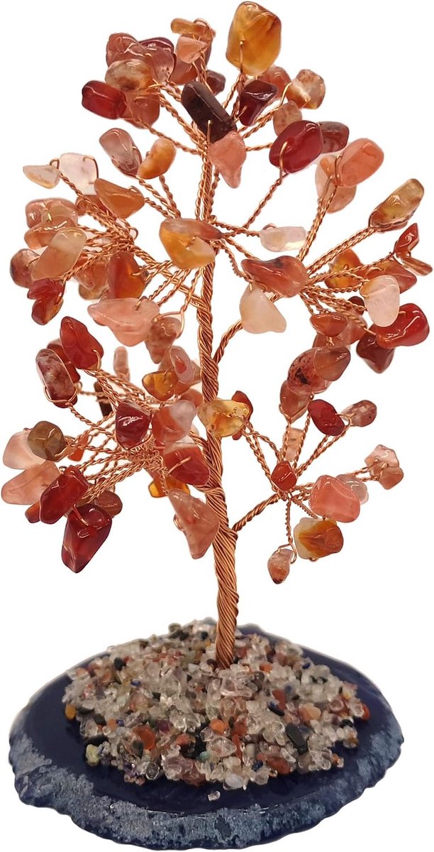 Heal Kristallen Zilveren Boom voor Feng Shui Chakra Healing Fortuin Geluk Rijkdom en welvaart