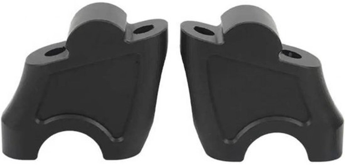 Motor Stuurverhogers - Stuurverlenging Adapter - Comfortabeler Rijden - Directe Vervanging - 6 cm x 6 cm - Zwart