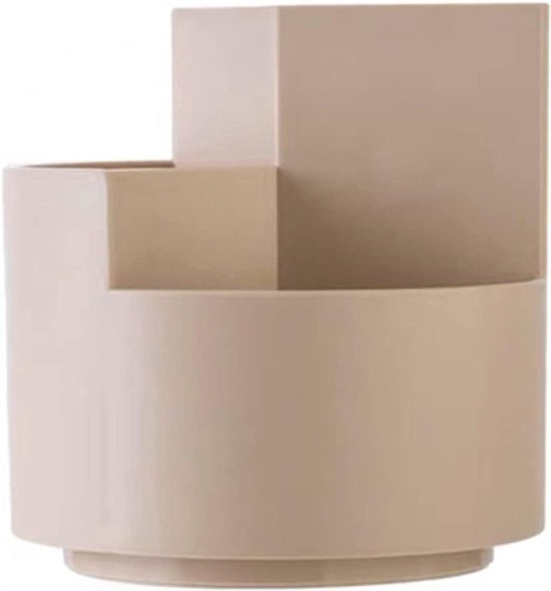 Bureau Organizer - Penhouder Multifunctioneel - Bureau Opruimen - Draaibaar 360 Graden - 12 x 12 cm - Zwart