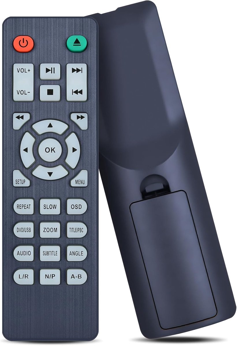afstandsbediening geschikt voor YOTON Mini DVD-speler YD078, voor DBPOWER ZC-01, voor Desobry DVD-speler