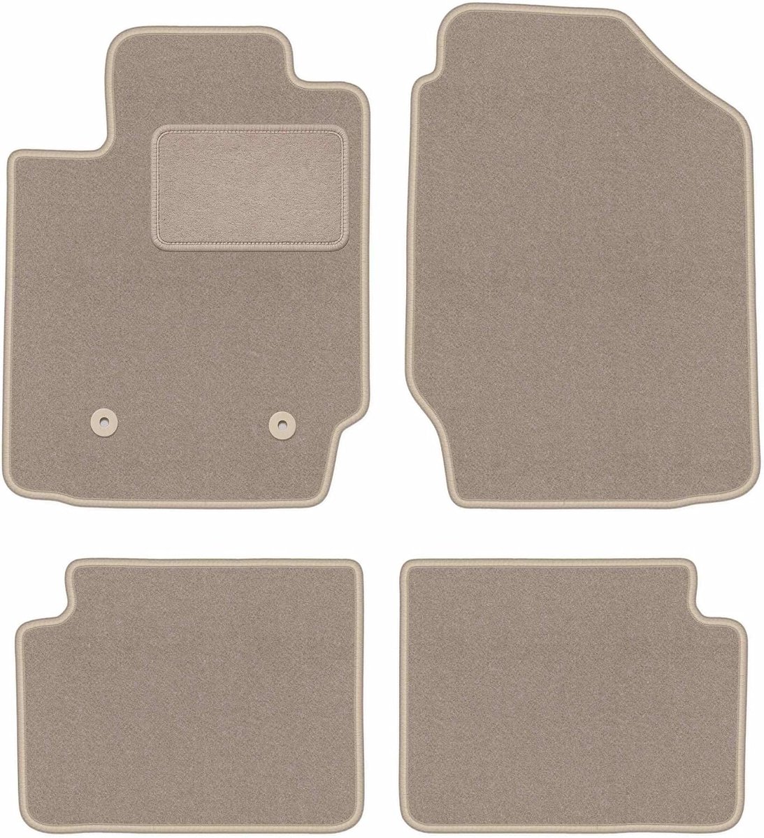 velours automatten op maat geschikt voor Toyota Corolla E12 / E13 2002-2007