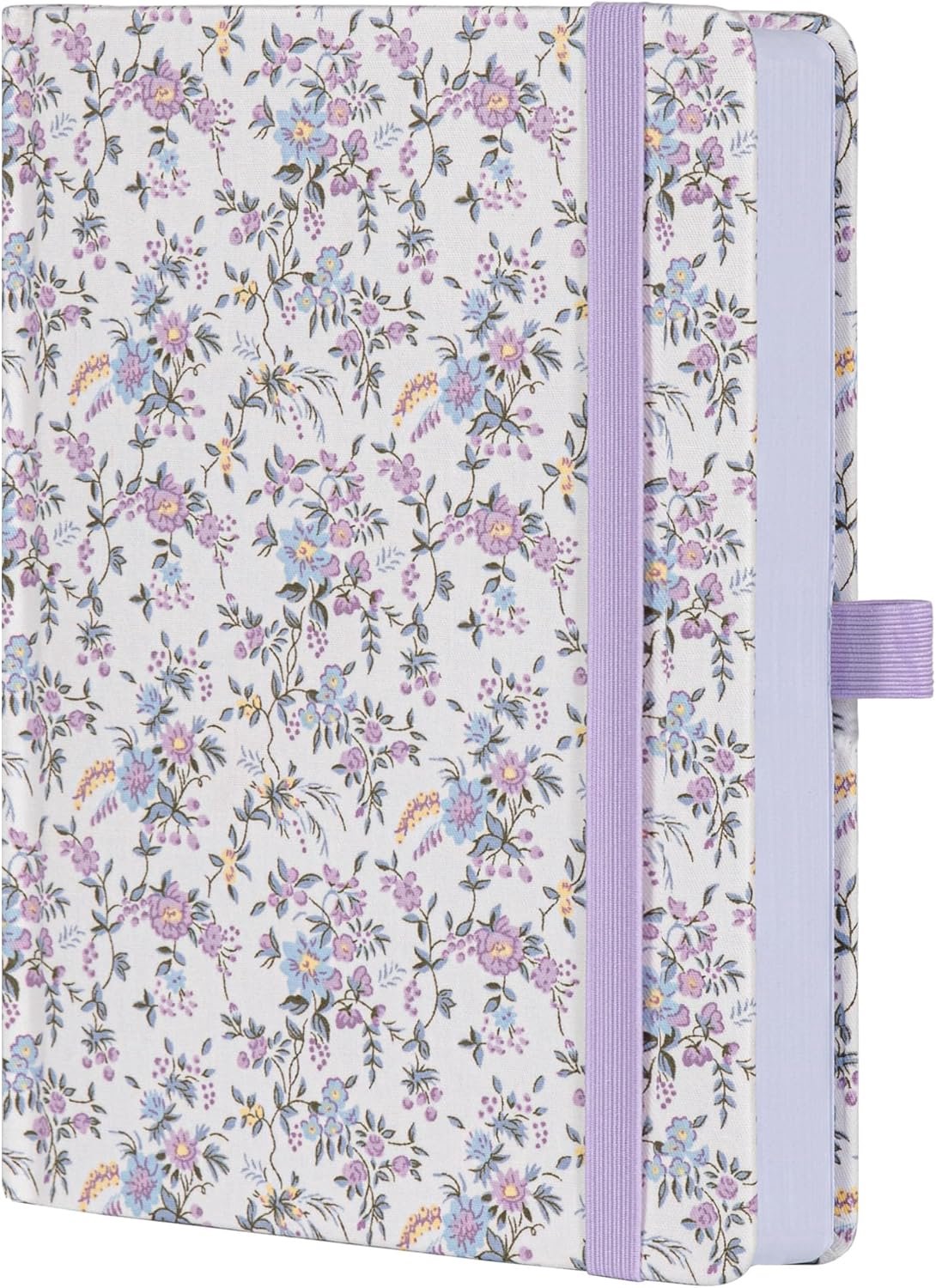 SnelShoppen - Luxe A5 Lined Journal Notebook voor Vrouwen, 316 Genummerde Bladzijden, Dikkere Papier, Dagboek voor Werk, School en Notities, Bloemenpa