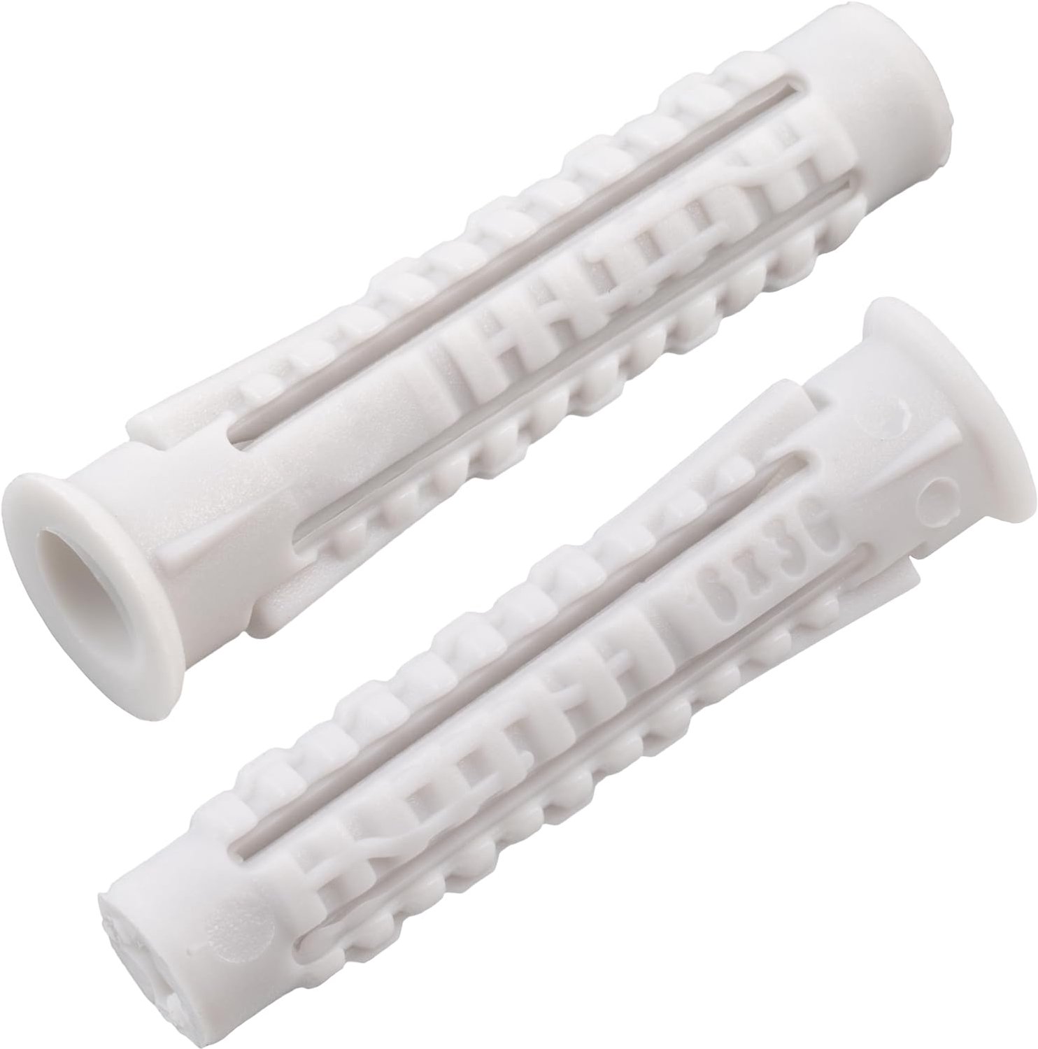 Set van 35 multifunctionele pluggen Ø6x3 mm - grijs - nylon - voor lichte en middelzware elementen - Homevero