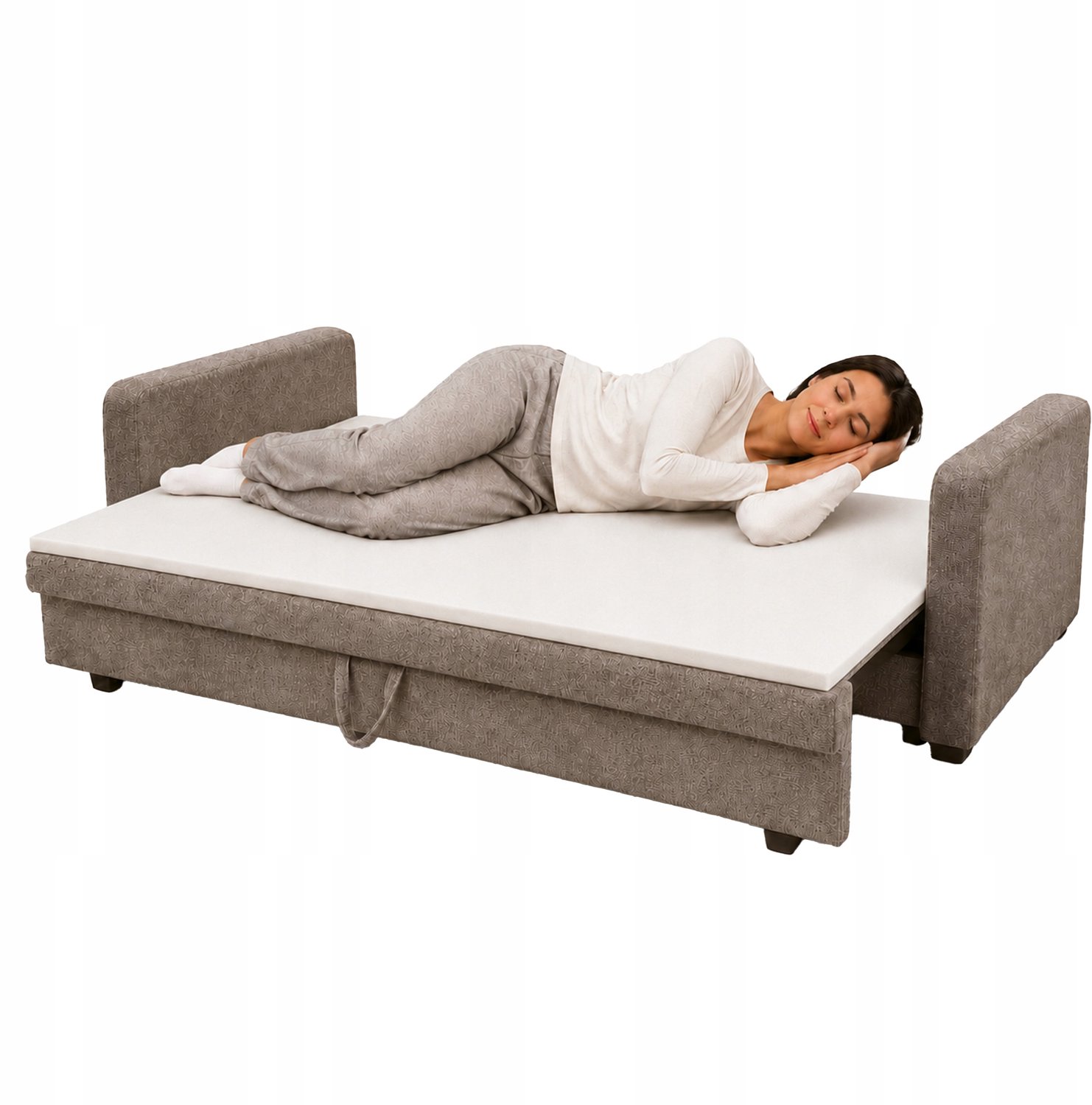 MATERACE Z GÓR Topper 80x190 cm - Zacht 2 cm Schuim, H1 Comfort