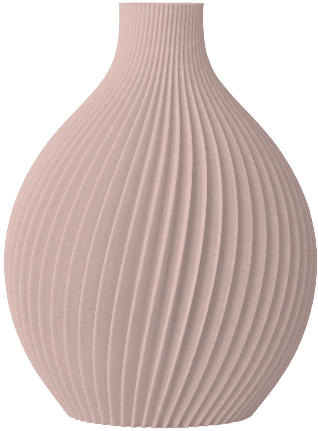 Layvo CORVUS Vaas - Bloesem - D20 x H25 cm - droogbloemen vaas - gerecycled plastic