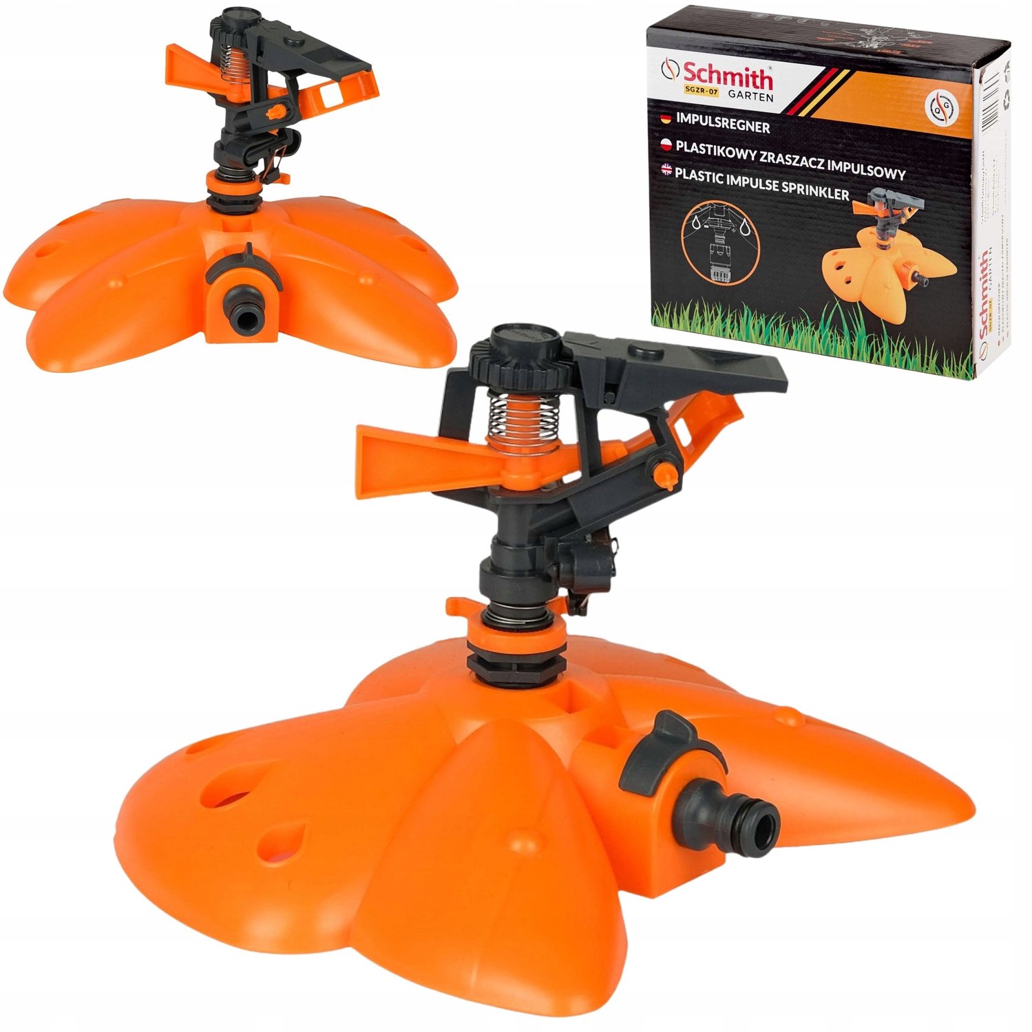 Schmith 3-armige Roterende Sproeier voor Tuin en Gazon