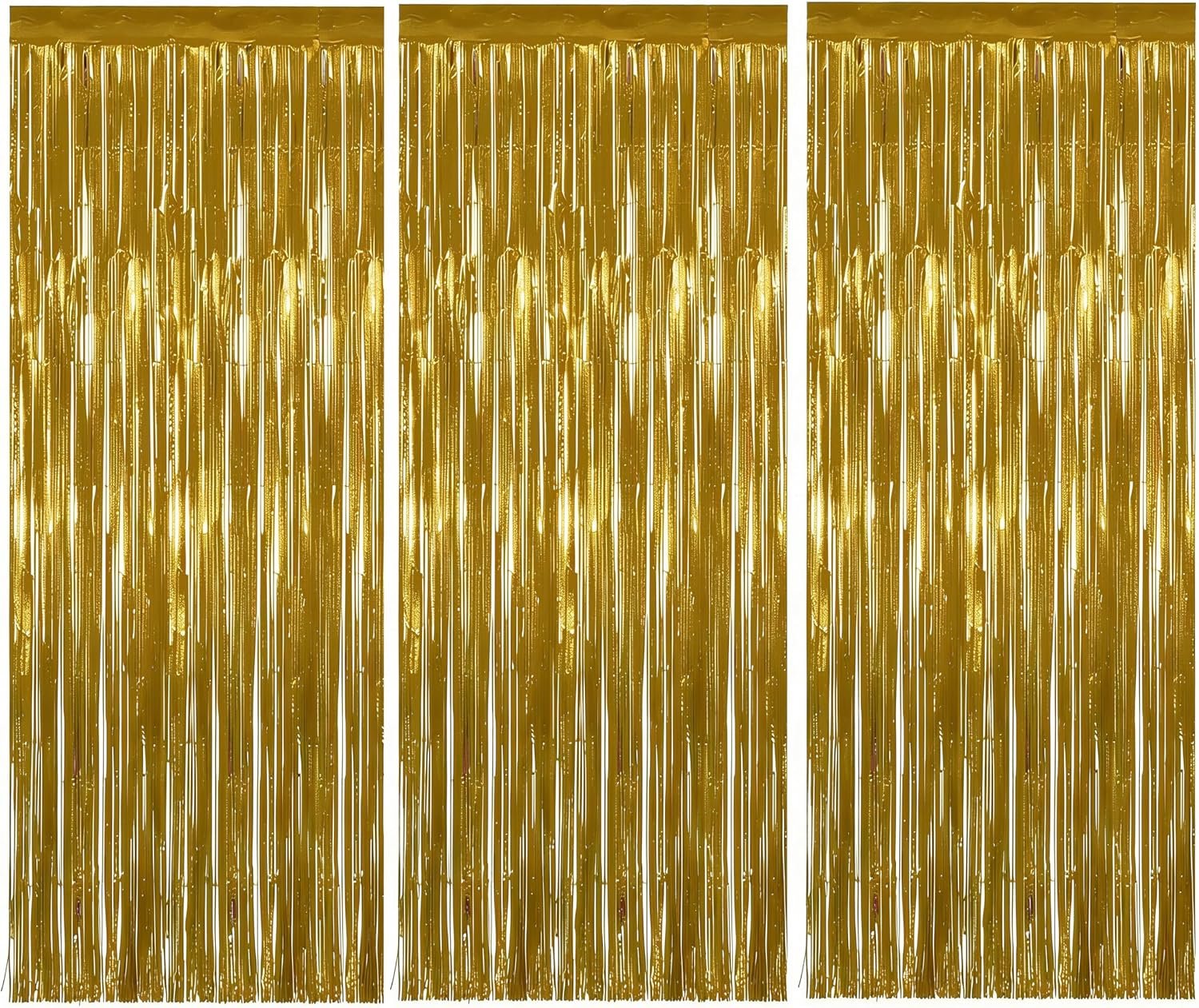 Metaalkleurige gordijnen 1 x 2m - Herbruikbaar - Hoge kwaliteit - Perfect voor feesten - ShopVlot