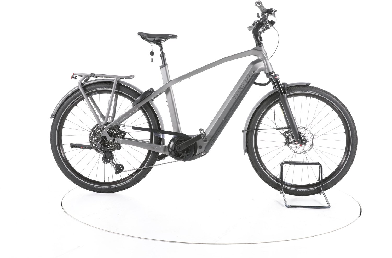 Kalkhoff Endeavour 7.B Elektrische trekkingfiets Bosch Accu 750Wh 27 5 grijs
