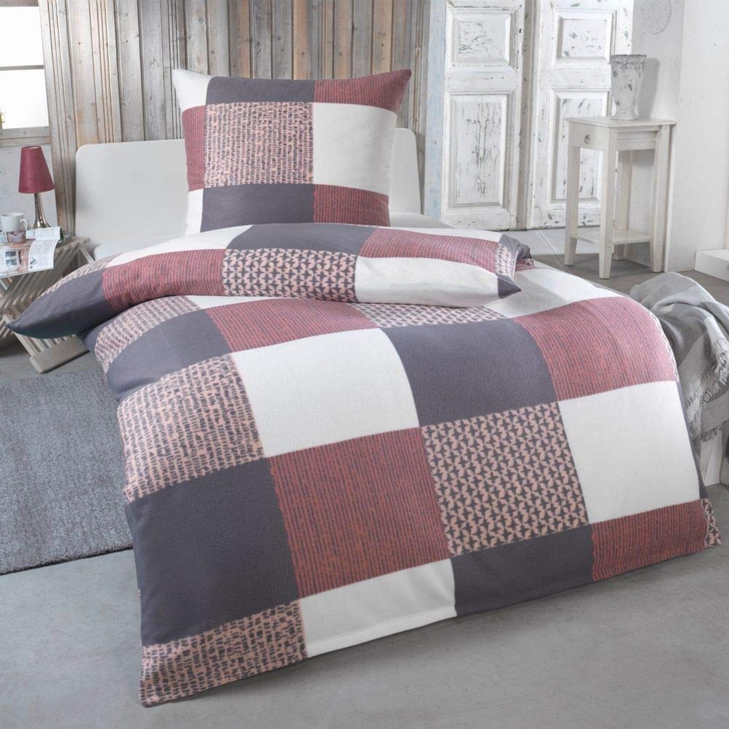 Duraxl Winterbeddengoed - Microvezelfleece - Warm - Motief design 6 Veelkleurig
