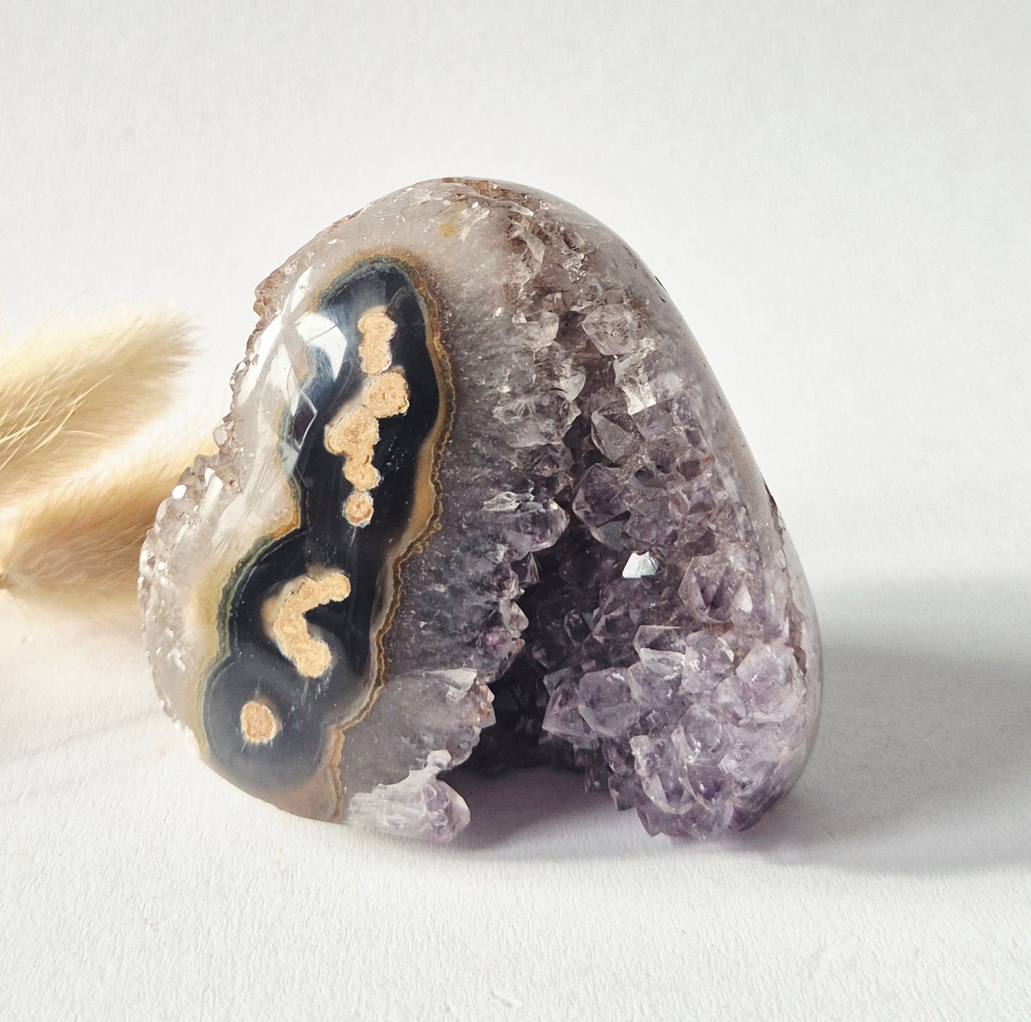 Moonlight Gemstones Amethyst Eyes Freeform – Agate Eye – 243g Meerkleurig