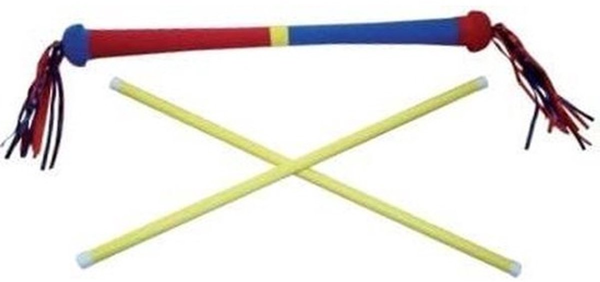 Jongleer set - Diabolo-handstokken - Voor oefenen en balanceren - Zonder profiel - Maat S - Wit