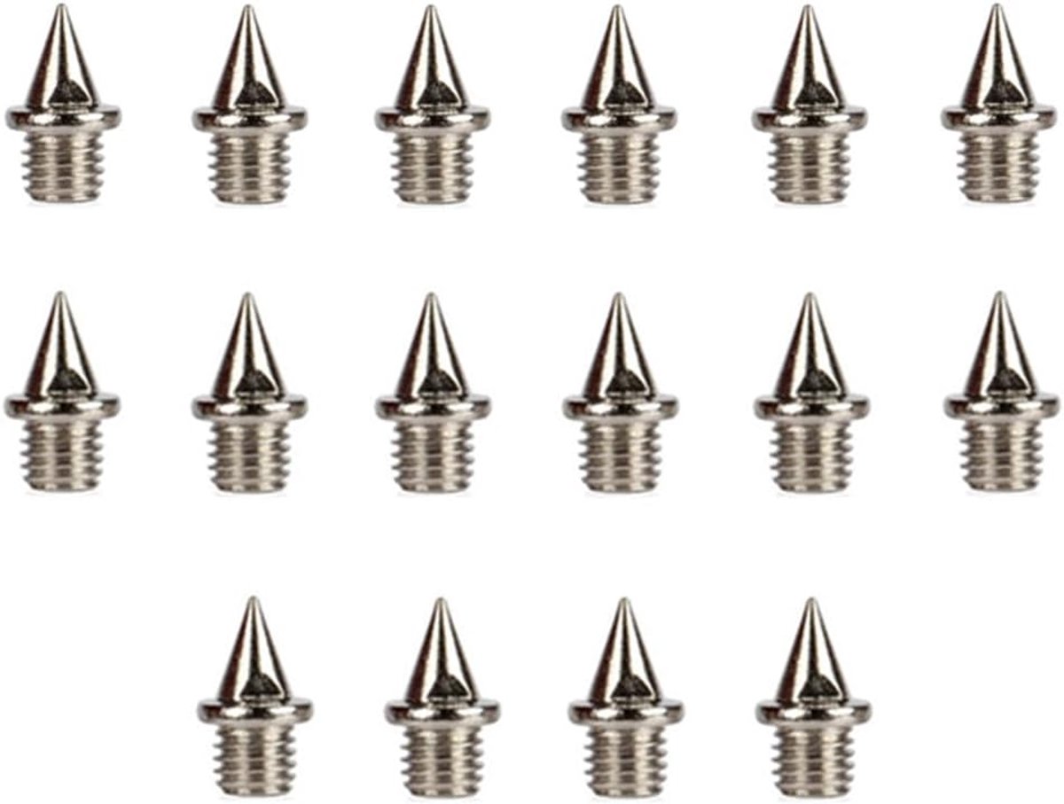 Replacement Nails for Running Shoes, 16 Pieces Nails for Shoes, Football Studs for Piste and Field, Steel, Practical - ShopVlot