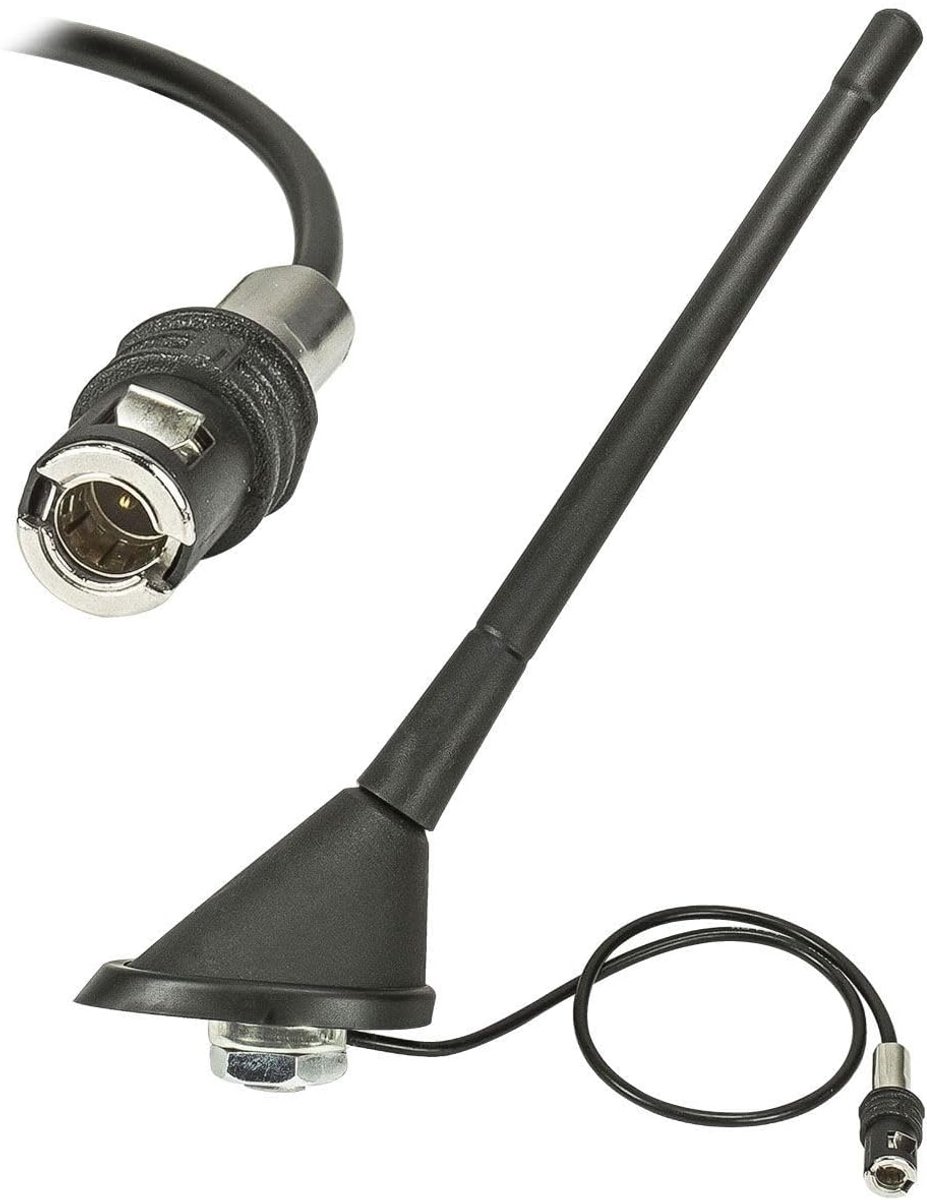Auto dakantenne - 16V ontwerp - met versterker - ideaal voor Audi, Seat, Skoda en VW - ShopVlot