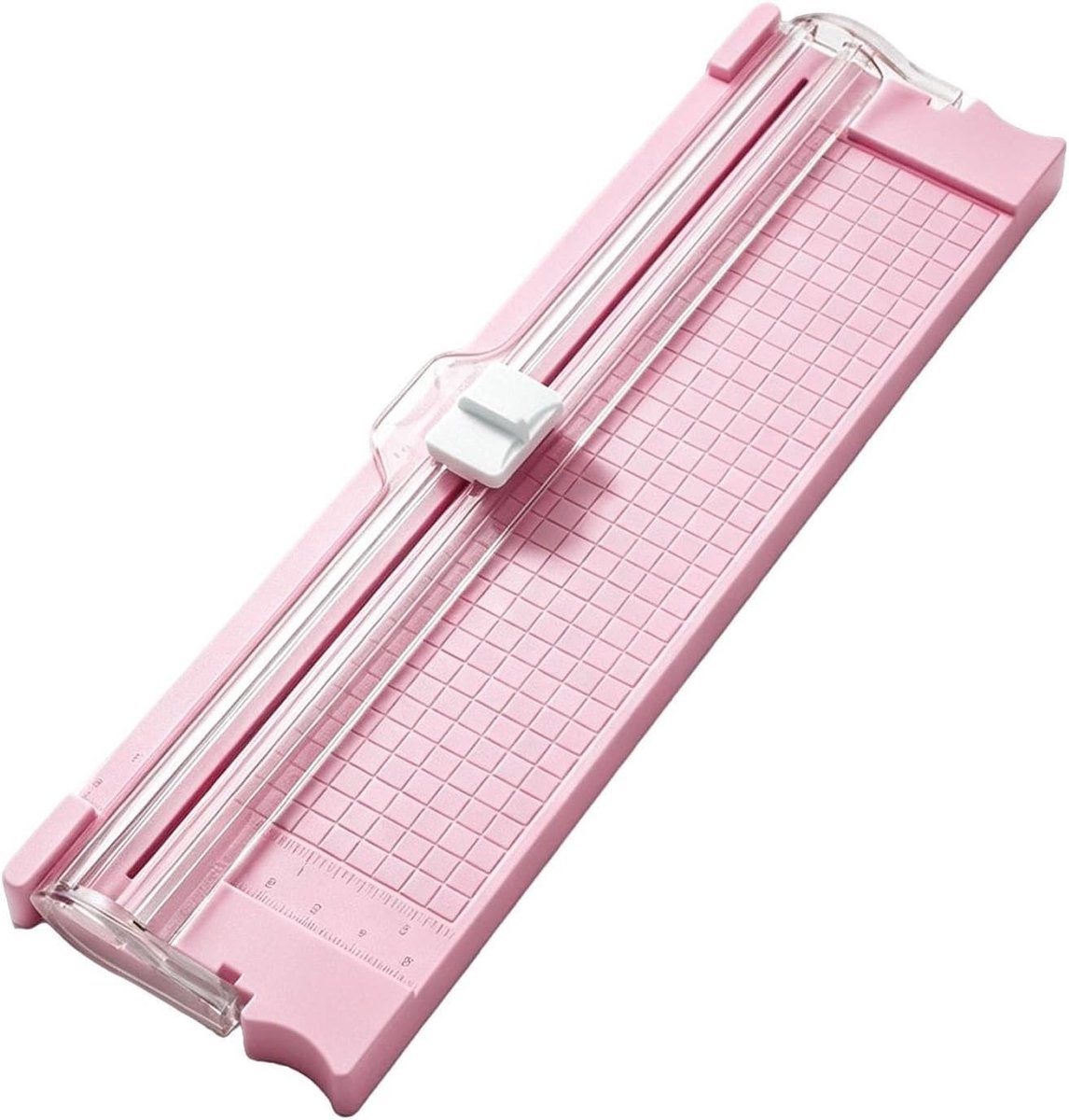 Draagbare A4 Fotosnijder voor Precisie Snijden, Knutselen en Journaling met Roze Design