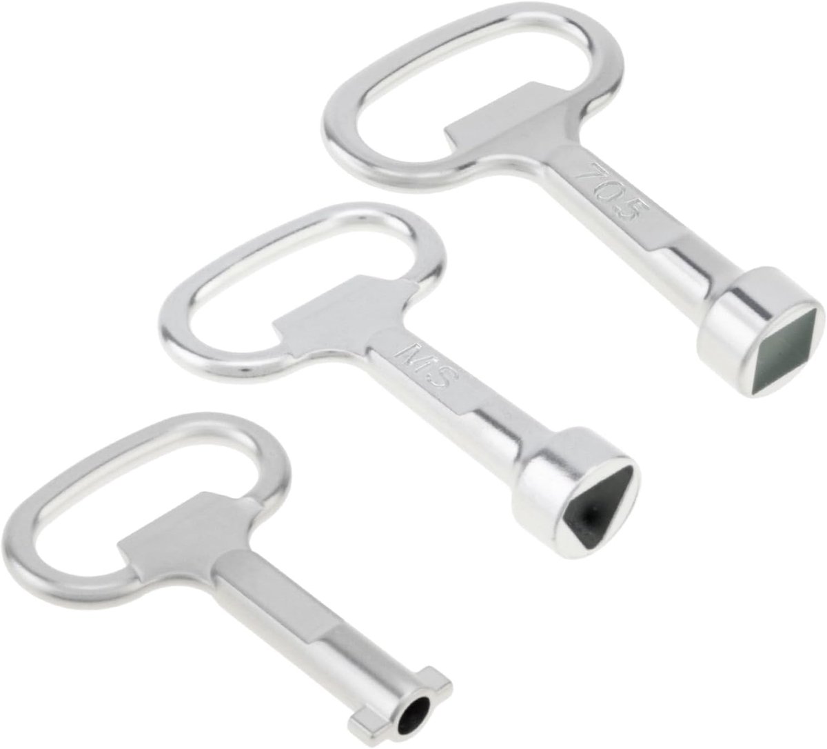 3pcs multifunctionele driehoekige steeksleutel - zinklegering - lichtgewicht en duurzaam - ShopVlot