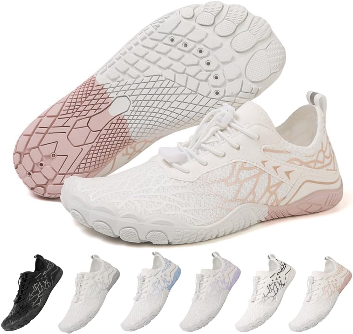 Waterschoenen voor dames en heren, sneldrogend, blotevoetenschoenen, licht, flexibel, sportschoenen, ademend, zwembad, strand