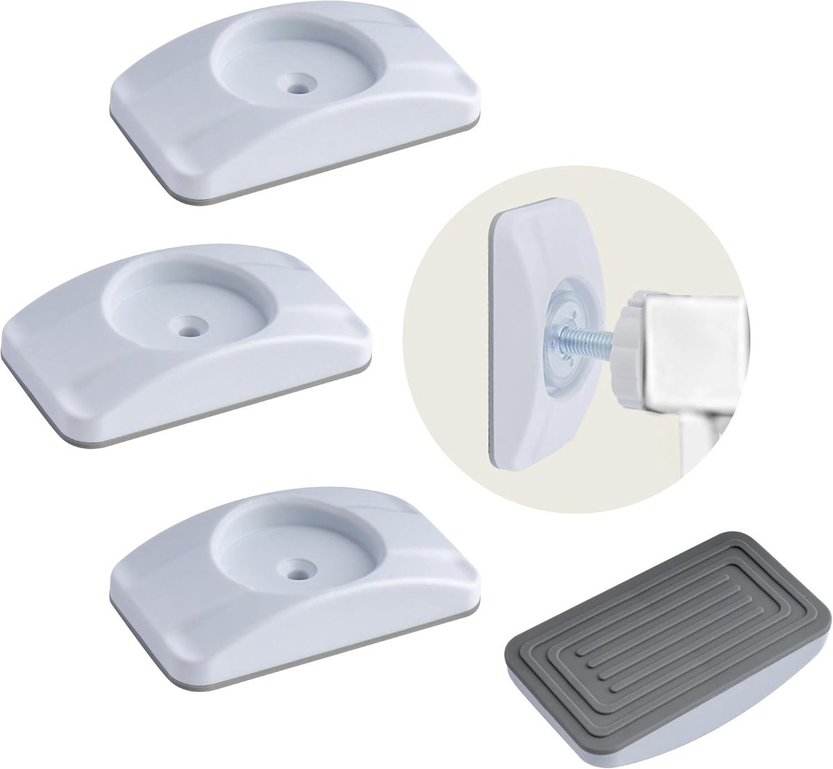 Muurbeschermer Set van 4 Stuks - Bescherming voor Wand, Schadepreventie en Decoratie