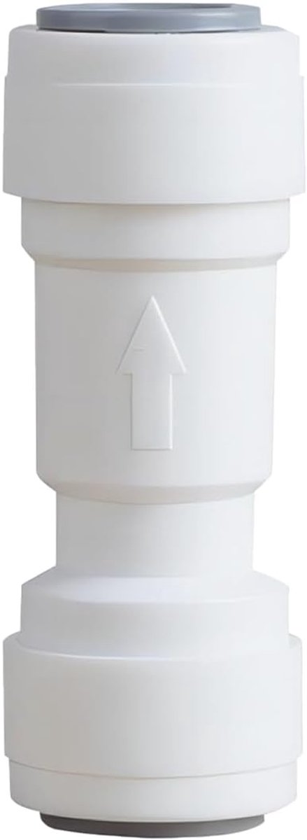 Dailygoods- Checkklep - 3/8" Inline - Hoge kwaliteit POM - Drukbestendig - Lekvrije verbinding - Duurzaam en hittebestendig - Waterfilter