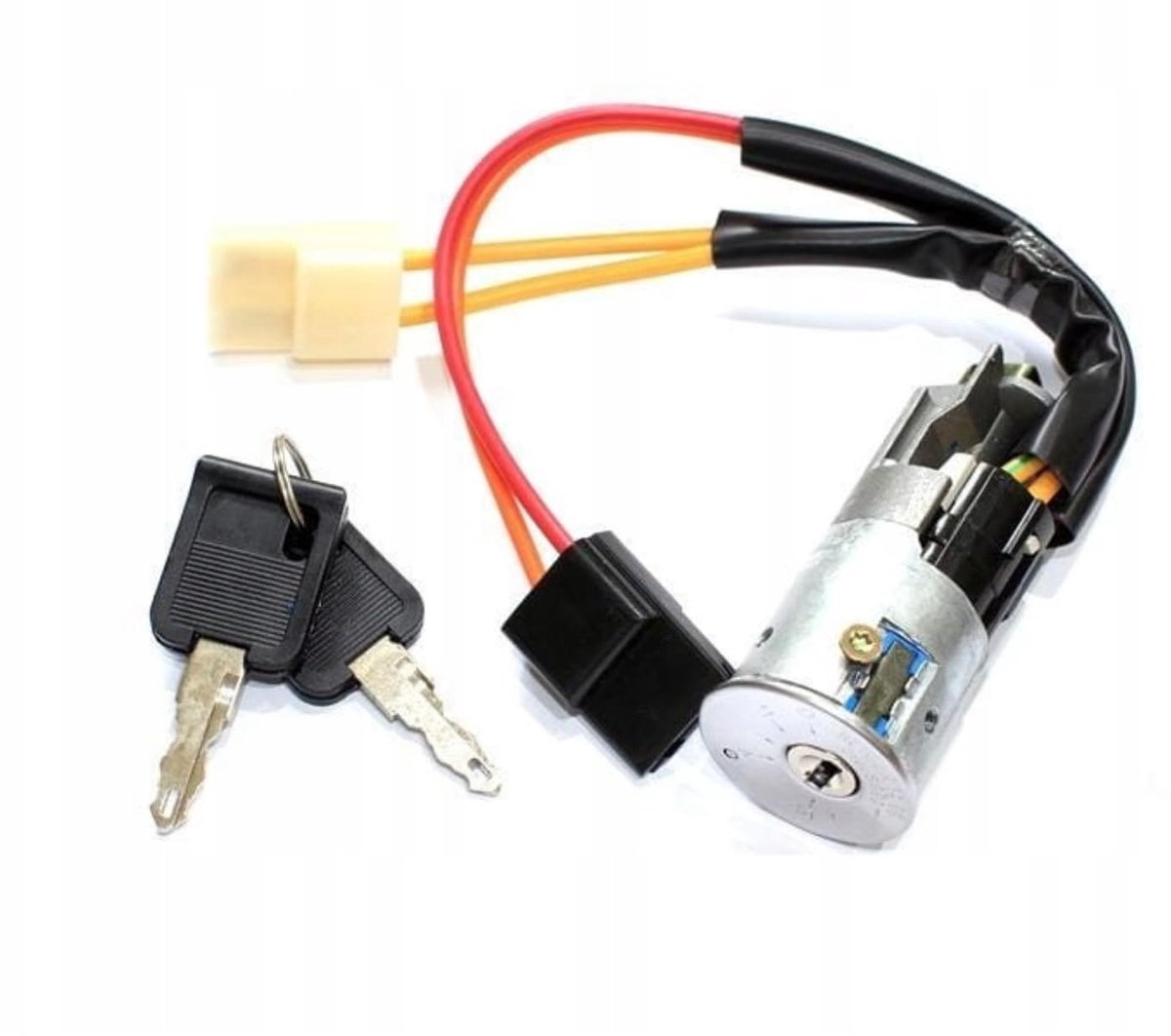 Neiman Steering Wheel Lock Starter Switch with Double Keys Compatible for Renault Clio 1 Space 2 R19 Traffic 1 R21 - ShopVlot