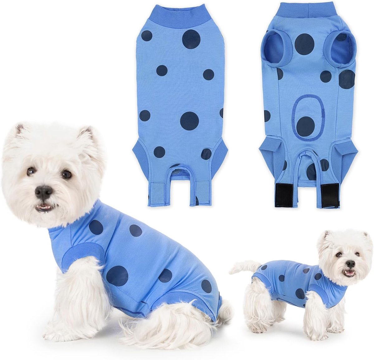 Herstelpak voor Honden - Chirurgisch Pak Na Castratie & Operatie, Zacht Verstelbaar Vest Voor Postoperatief Herstel, Ideaal Voor Allergieën