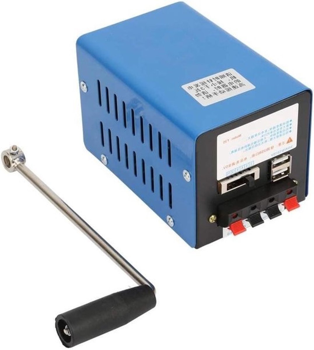 Draagbare handslinger-generator - 20 W - Noodstroomdynamo - Voor USB-opladen buiten