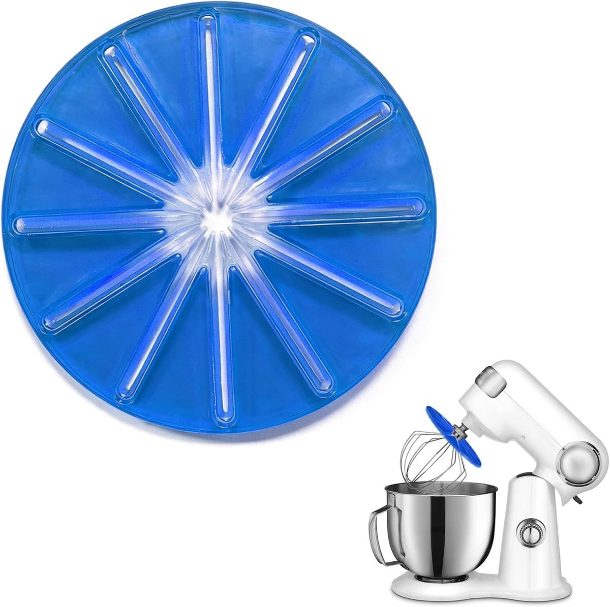 Splash Guard voor Stand Mixers (blauw) - ShopVlot