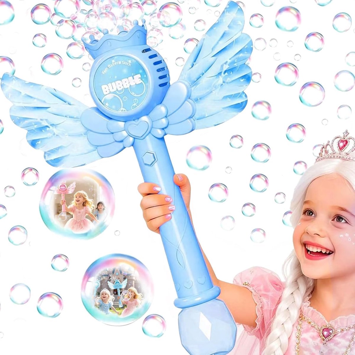 Bellenblaasmachine (blauw)