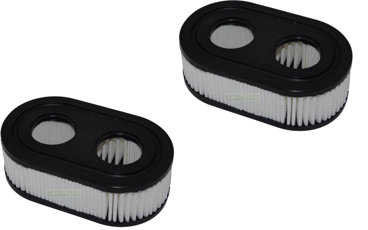 2 stuks luchtfilters voor Briggs & Stratton B&S-motoren 575IS, 625E, 625EX, 650EXI, 675E en 725EXI