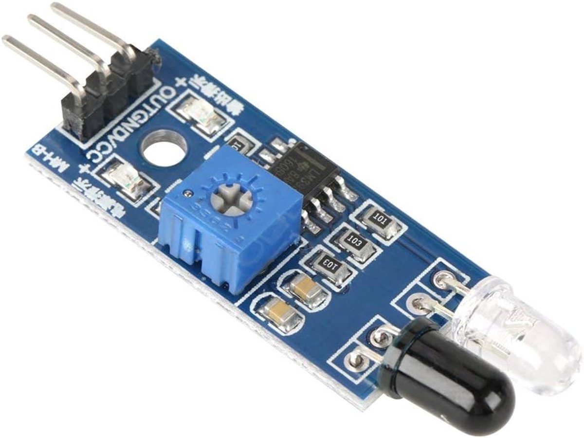 Infraroodsensormodules, anti-obstakel, voor intelligente auto, robot, 2-30 cm, detectie op afstand, verstelbaar