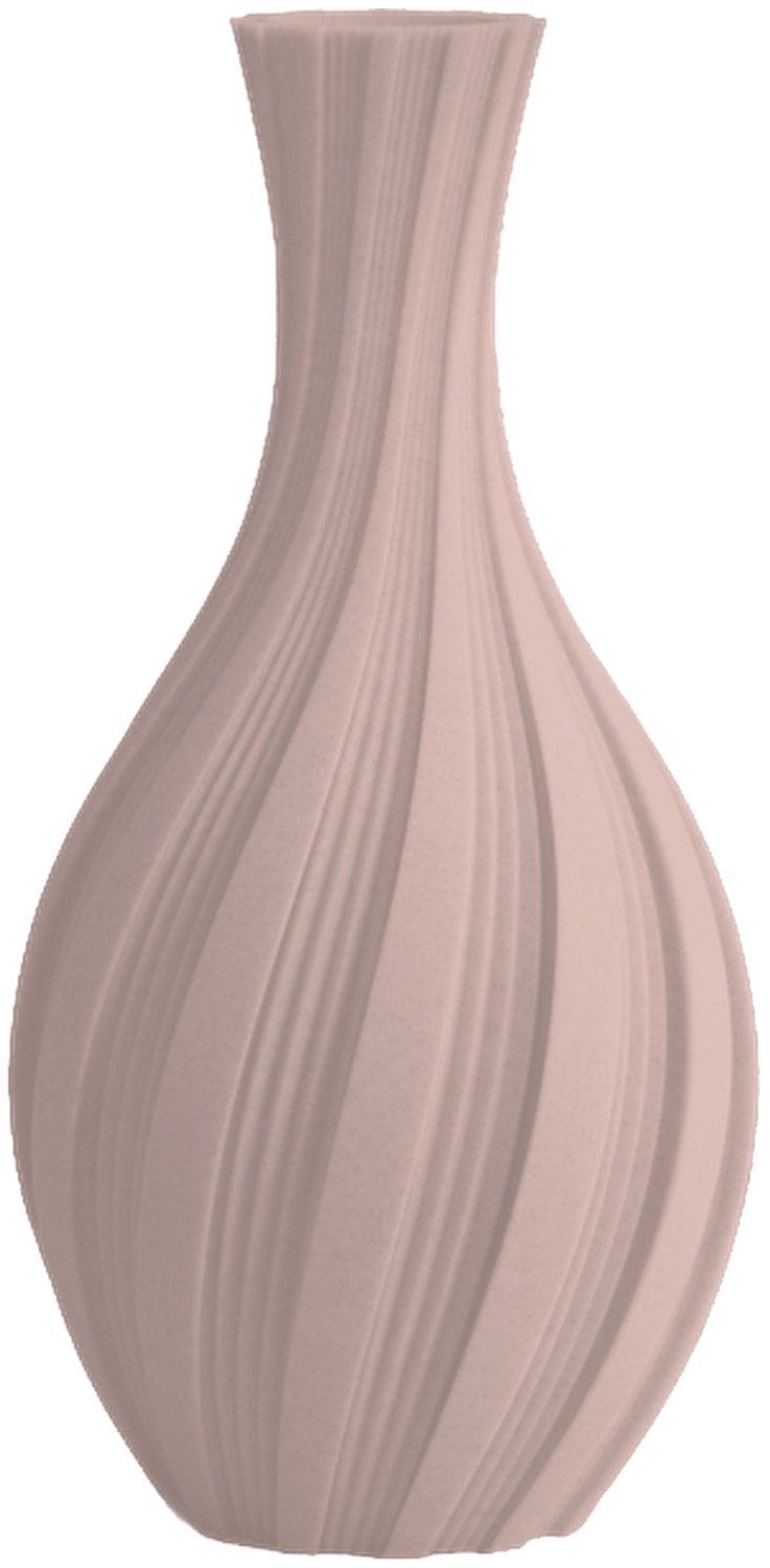 Layvo LUMI Vaas - Bloesem - D13 x H25 cm - droogbloemen vaas - organische vaas - gerecycled plastic