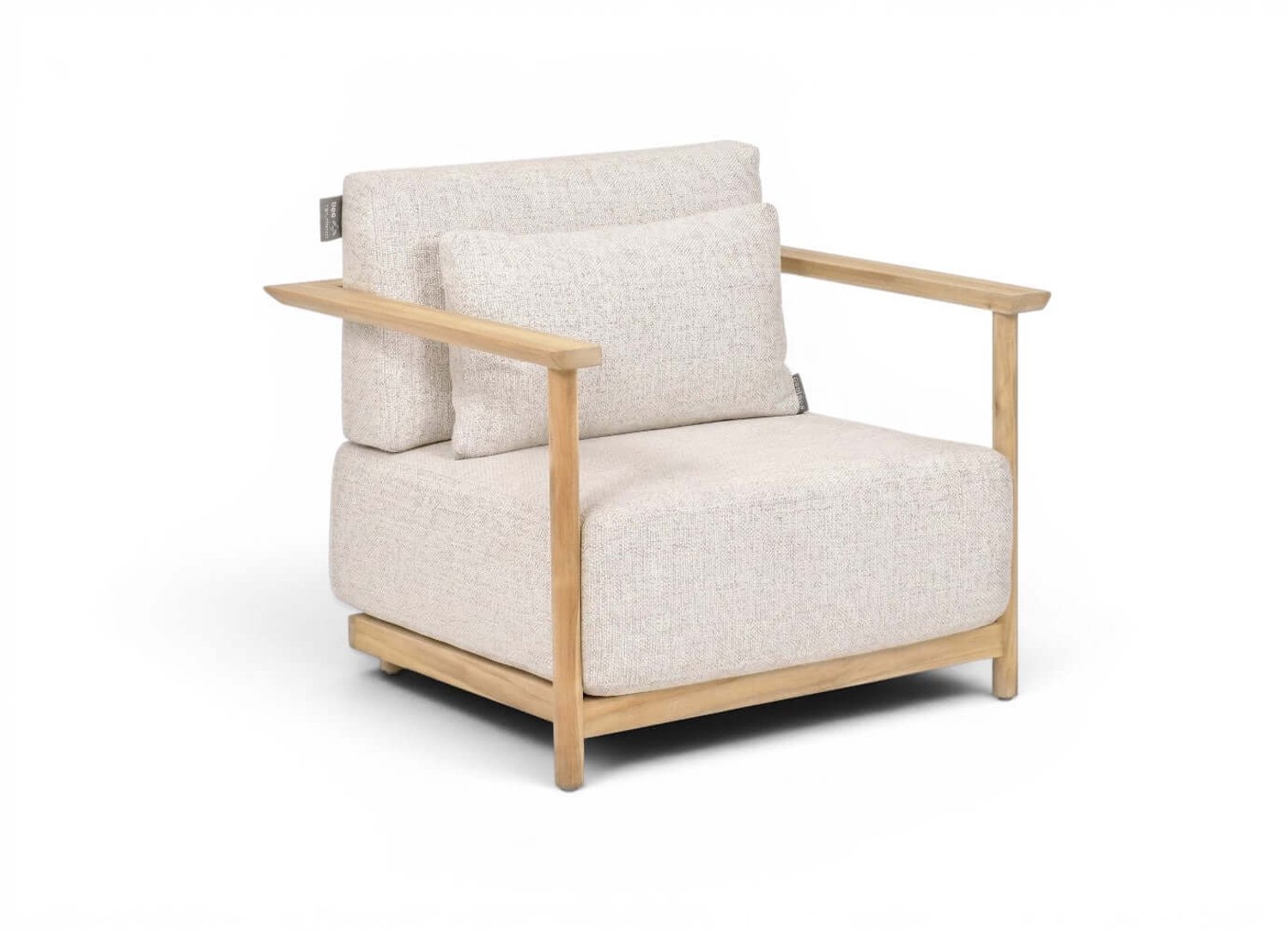 Apple Bee St. Lucia Fauteuil lounge en teck - 86 x 82 x 61 cm