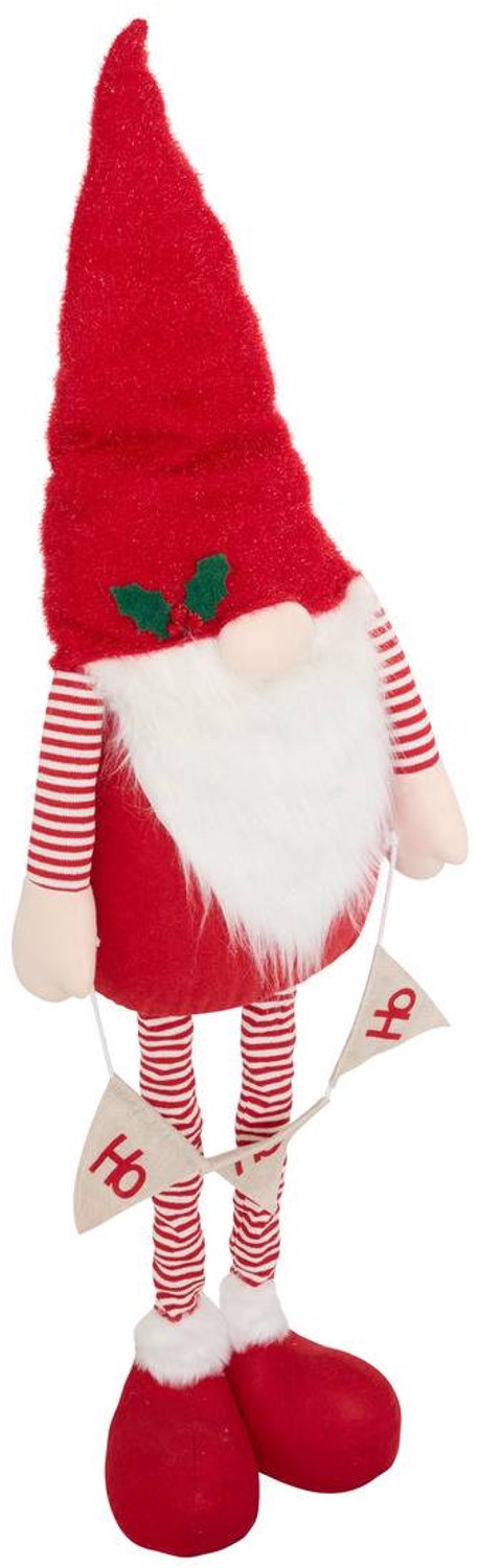 Fééric Lights and Christmas Telescopische HoHoHo Gnoom - 48x26x172cm - Rood