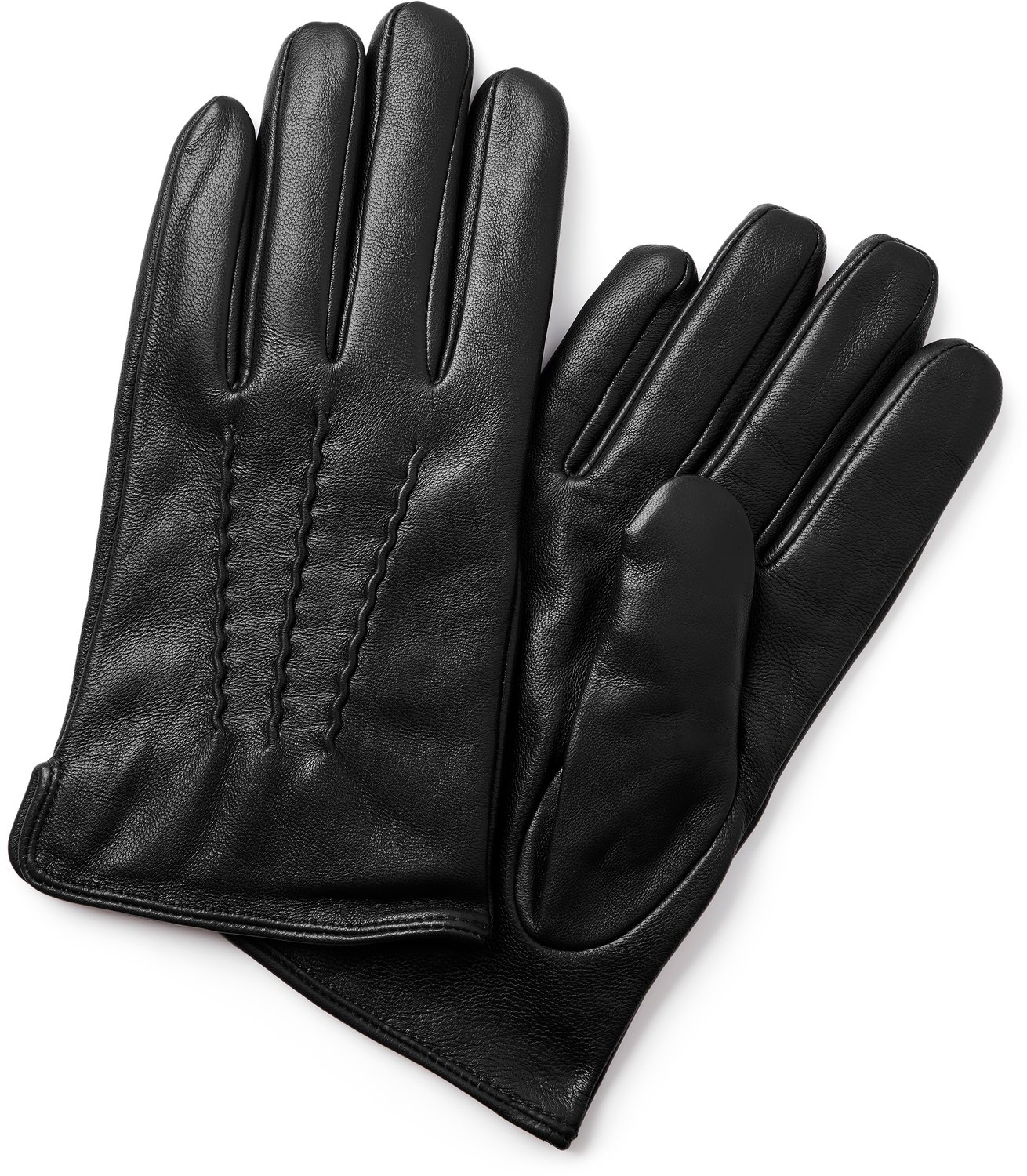 Fjeld | Zwarte handschoenen van schapenleer