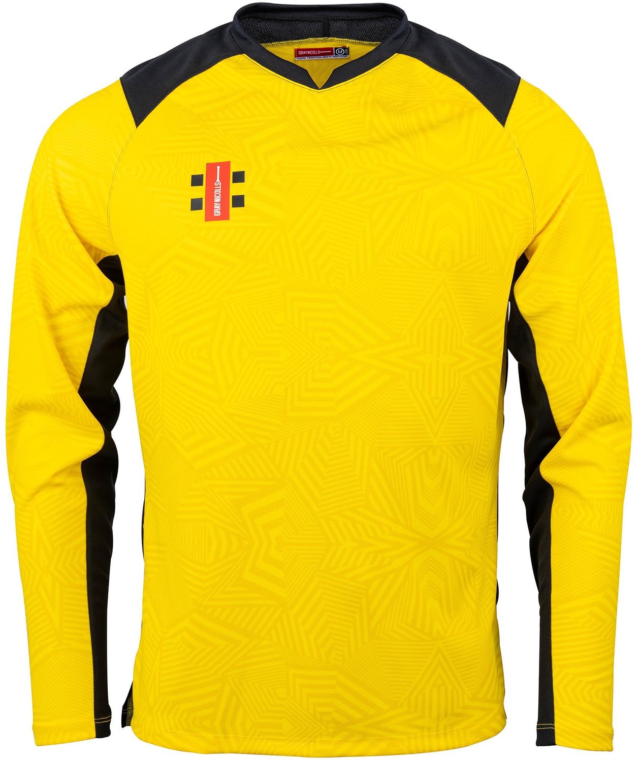 Gray-Nicolls Cricket SHIRT PRO T20 L/S YW/BK 11-12 11 - 12 Yrs - Geel / Zwart