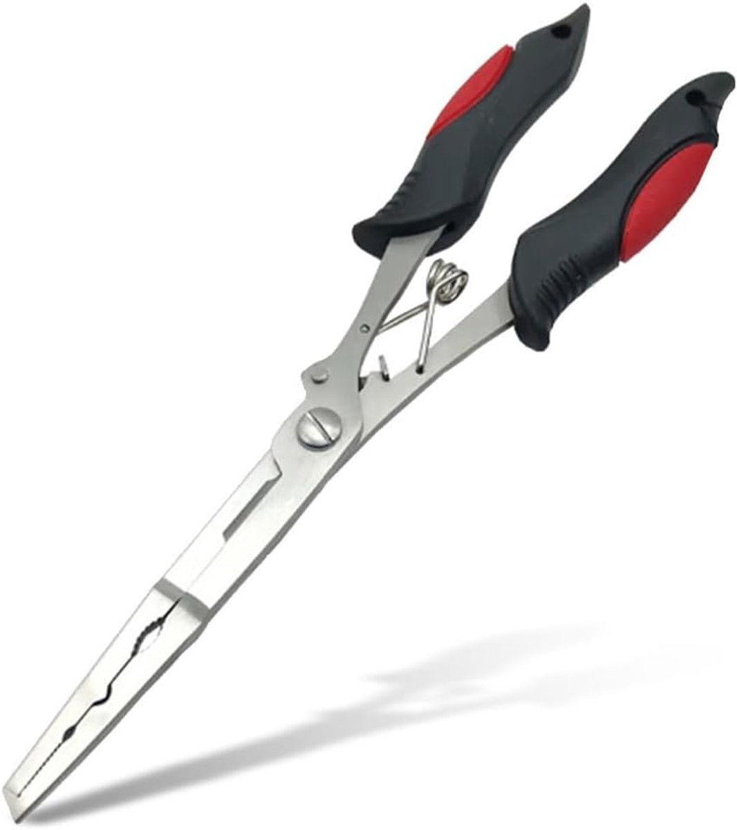 Long Beak Fishing Pliers, Stainless Steel, for Removing Hooks and Braided Lines, Splitter Pliers for Fresh and Salt - ShopVlot