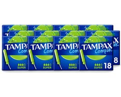 Tampax Tampons Compak Super Applicator - 12 stuks