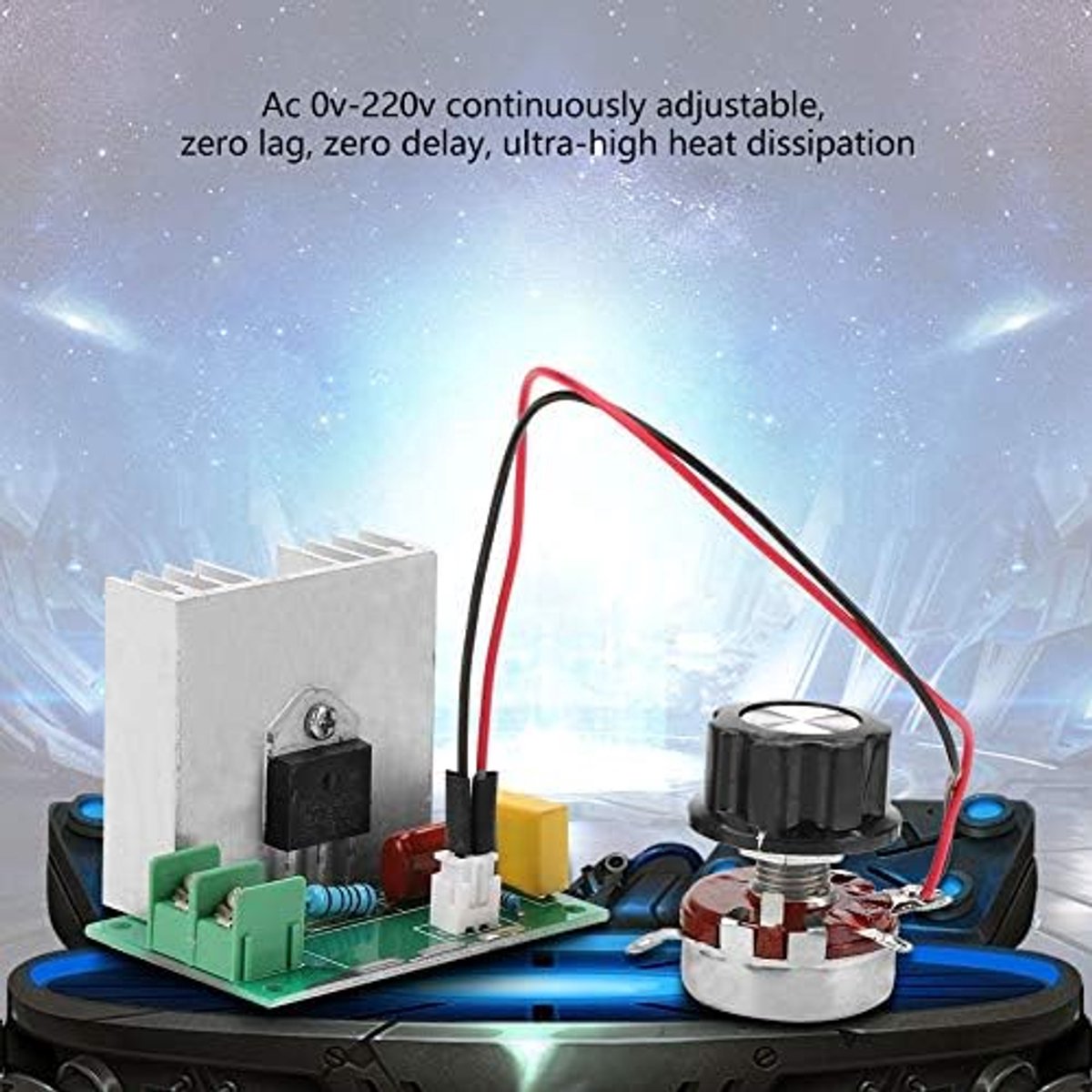 AC motor speed controller 0-220V 4000W 40A voltage regulator led dimmers plastic electronic component - ShopVlot