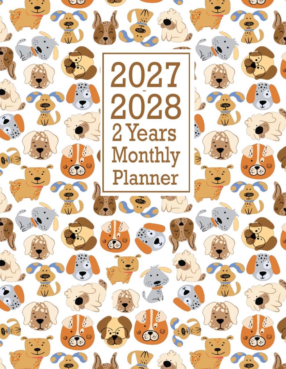 2 Year Monthly Planner 2027-2028: 24 Month from January 2027 to December 2028 with Inspirational Quotes and Holidays - ShopVlot