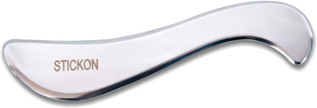 Gua Sha scraper soft fabric - RVS massage tool - voor acupunctuurtherapie - vermindert spierpijn - ShopVlot