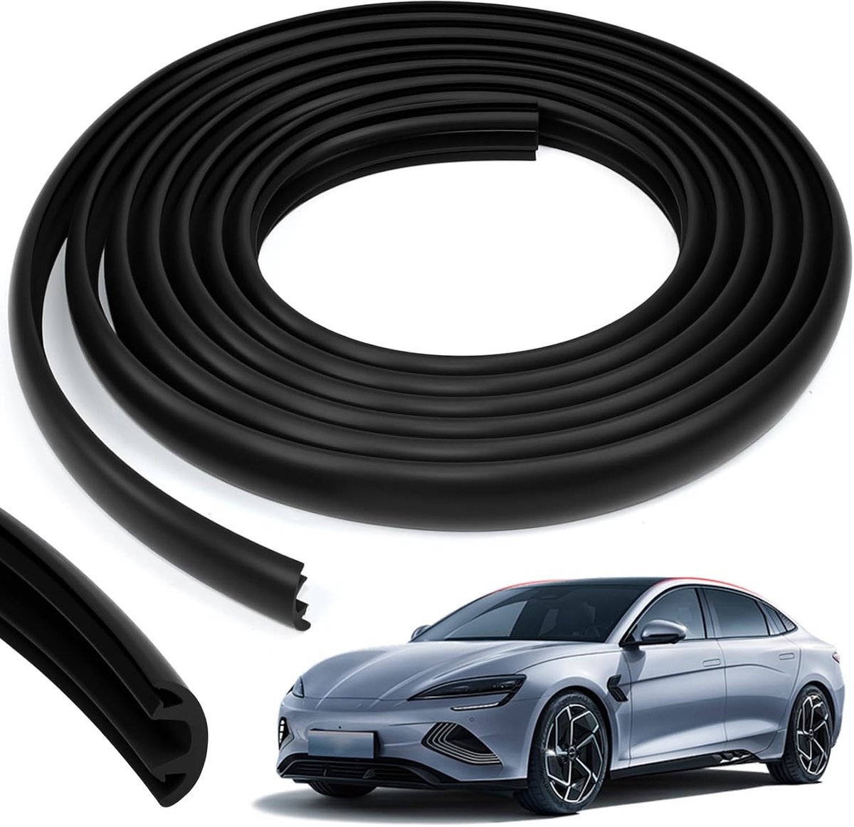 Roof Rack, Rubber Strips, 300 cm, Universal Car Roof Rack, Sealing Strips, 2 cm Wide, Wind Noise Reducing and Dust - ShopVlot